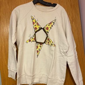 UNIF pizza pentagram sweatshirt XS